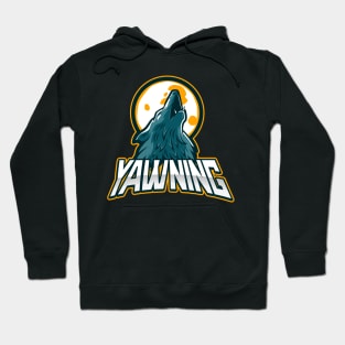 Yawning wolf meme Hoodie